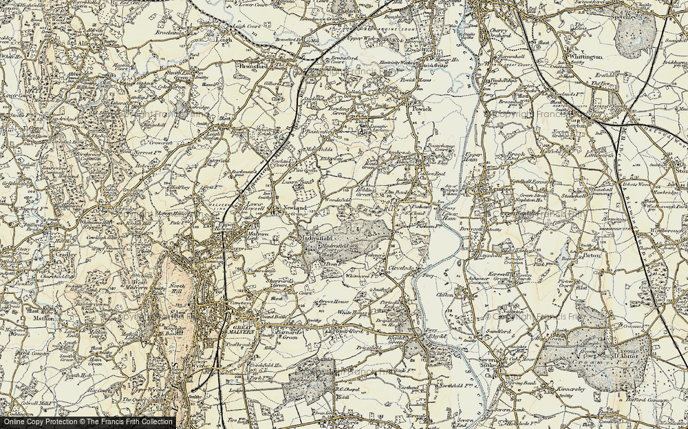 Old Map of Woodsfield, 1899-1901 in 1899-1901