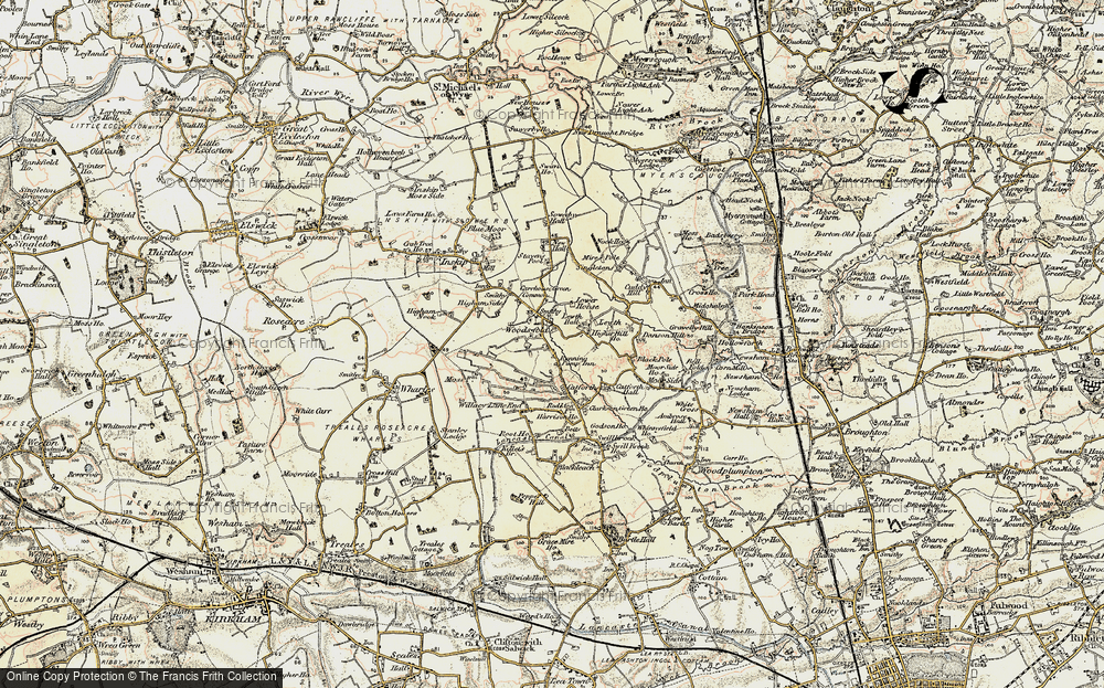 Old Map of Woodsfold, 1903-1904 in 1903-1904