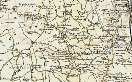 Old map of Woodsfold in 1903-1904