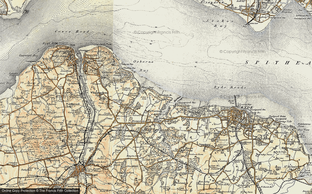 Old Map of Woodside, 1899 in 1899