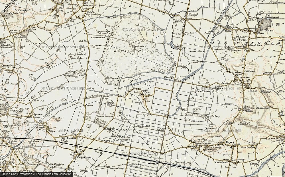 Old Map of Woodside, 1903 in 1903