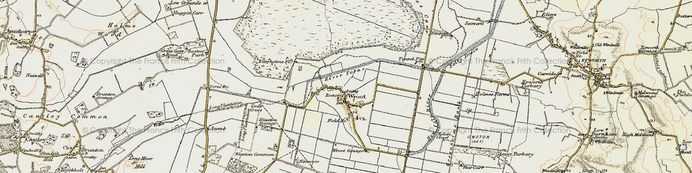 Old map of Wroot Grange in 1903