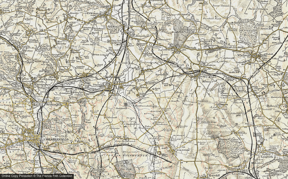 Old Map of Woodthorpe, 1902-1903 in 1902-1903