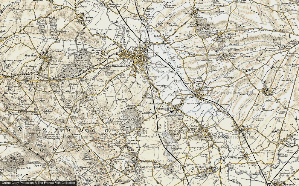 Old Map of Woodthorpe, 1902-1903 in 1902-1903
