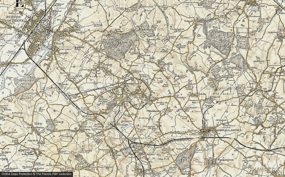 Old Map of Woodville, 1902-1903 in 1902-1903
