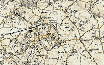Old map of Woodville in 1902-1903