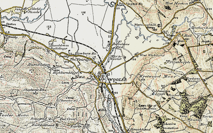 Old map of West Weetwood in 1901-1903