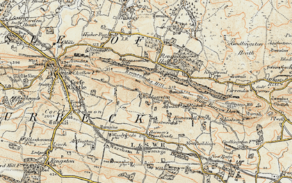 Old map of Woolgarston in 1899-1909
