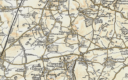 Old map of Woolston in 1899