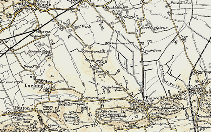 Old map of Woolvers Hill in 1899-1900