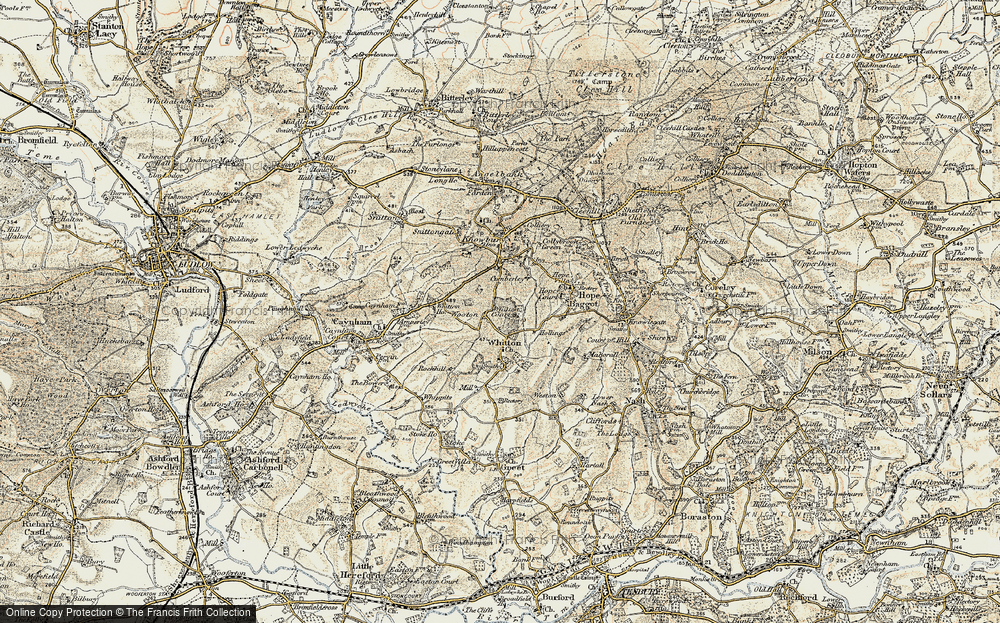 Old Map of Wooton, 1901-1902 in 1901-1902