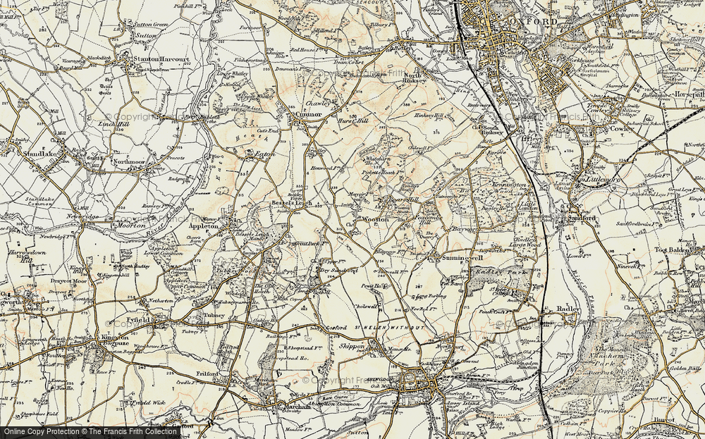 Old Map of Wootton, 1897-1899 in 1897-1899
