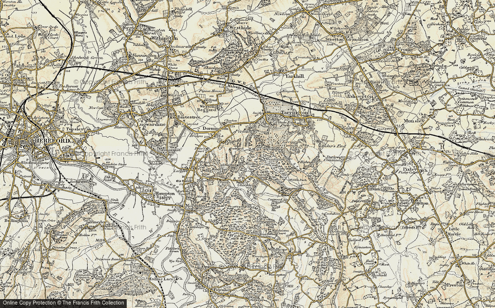 Old Map of Wootton, 1899-1901 in 1899-1901