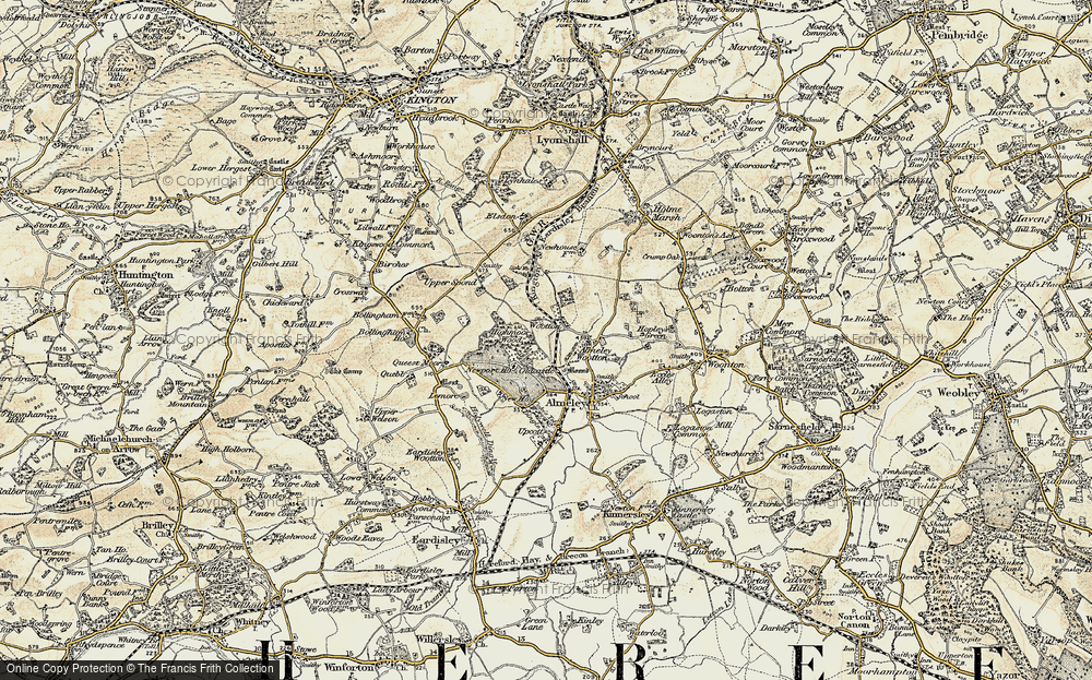 Old Map of Wootton, 1900-1901 in 1900-1901