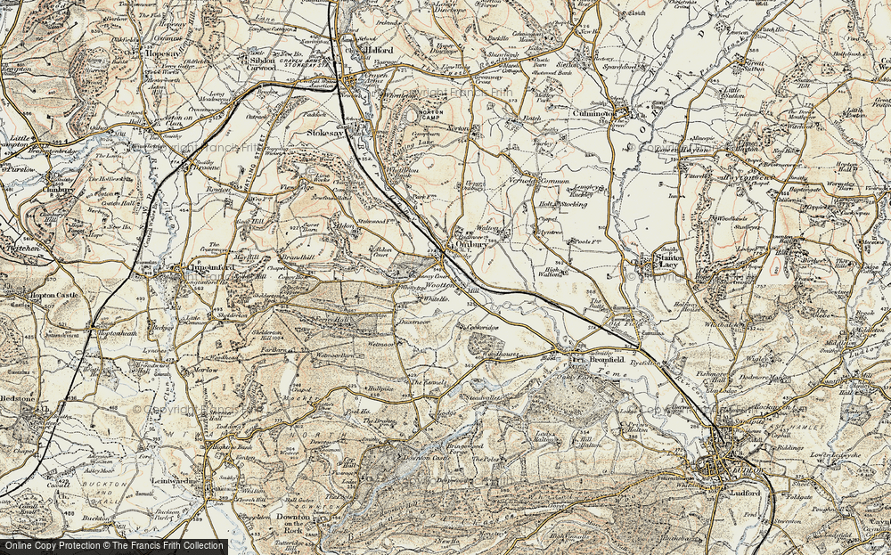 Old Map of Wootton, 1901-1903 in 1901-1903