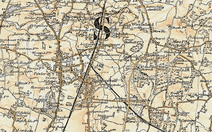 Old map of World's End in 1898
