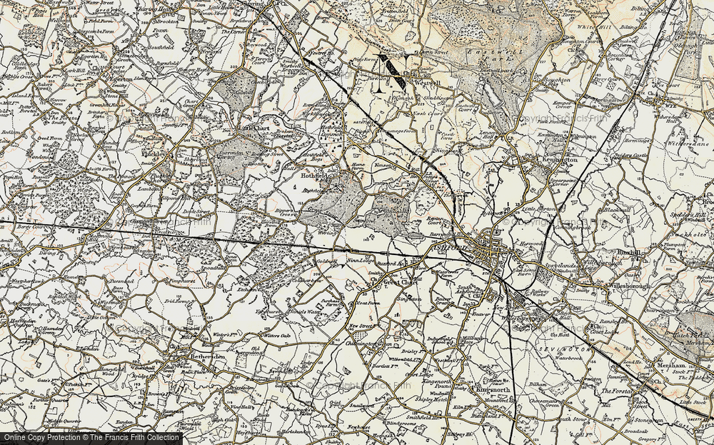 Old Map of Worten, 1897-1898 in 1897-1898