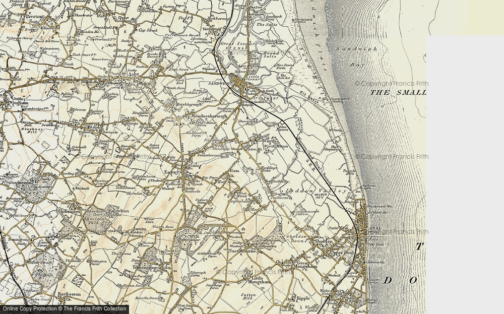 Old Map of Worth, 1898-1899 in 1898-1899