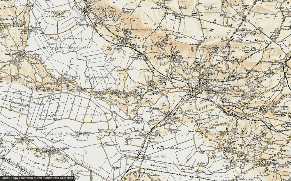 Old Map of Worth, 1899 in 1899