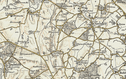 Old map of Woundale in 1902