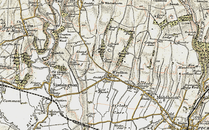 Old map of Beadale Wood in 1903-1904