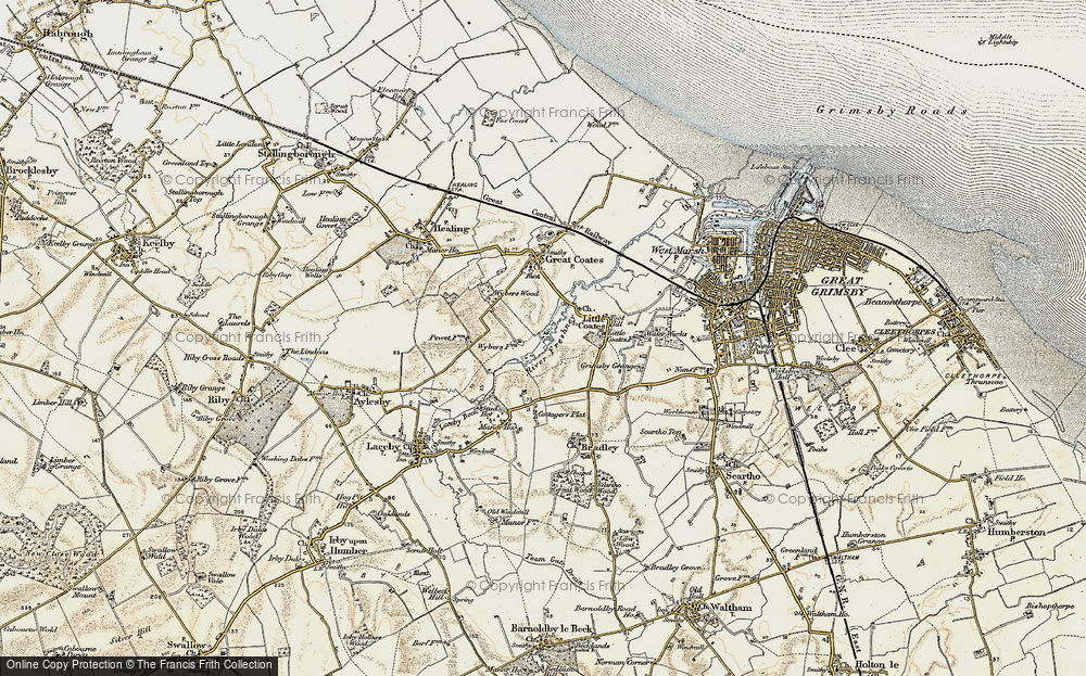 Old Map of Wybers Wood, 1903-1908 in 1903-1908