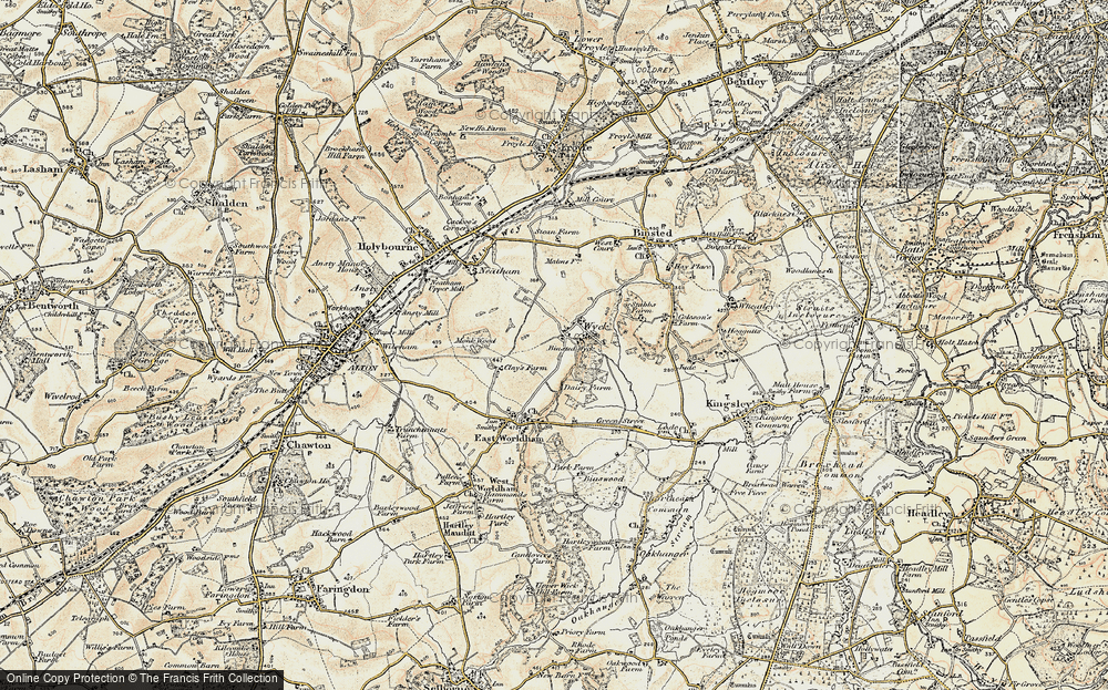 Old Map of Wyck, 1897-1909 in 1897-1909