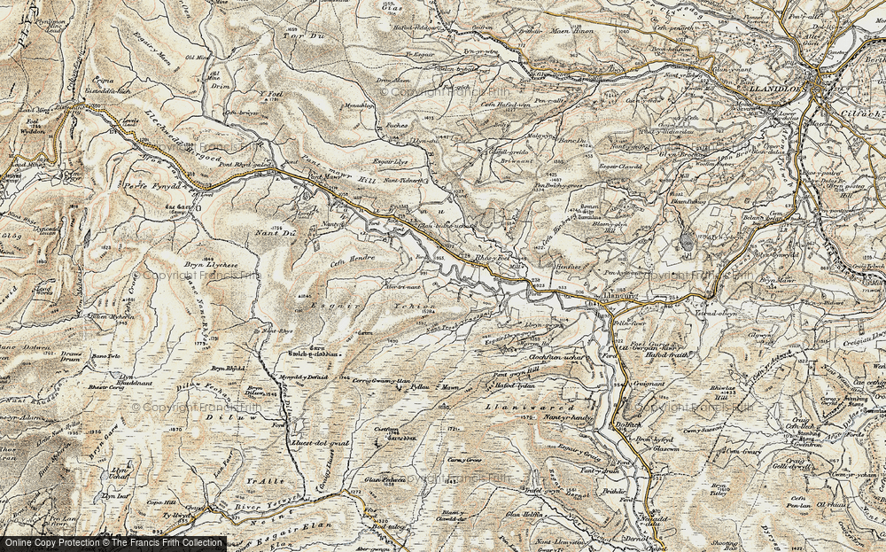 Old Map of Wye Valley, 1901-1903 in 1901-1903