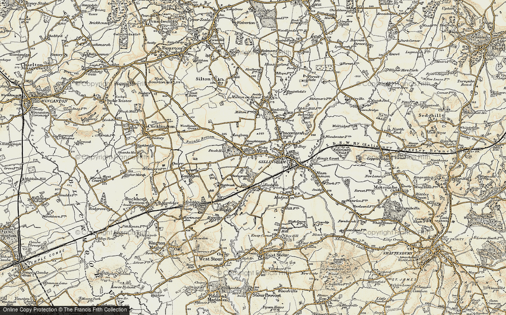 Old Map of Wyke, 1897-1899 in 1897-1899