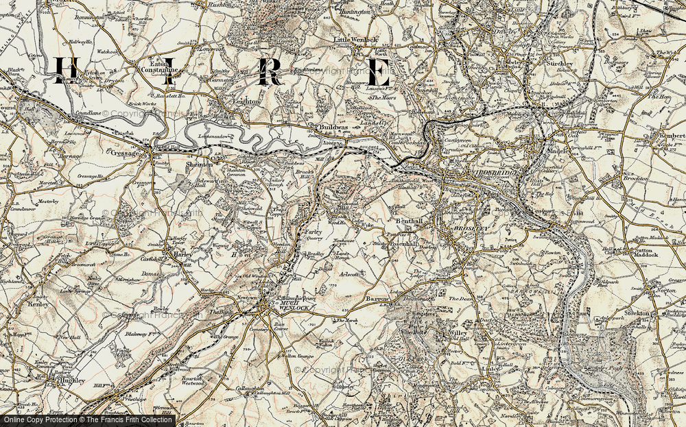 Old Map of Wyke, 1902 in 1902