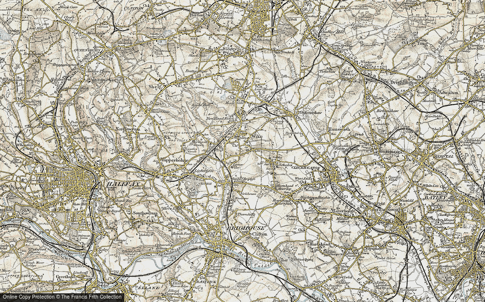 Old Map of Wyke, 1903 in 1903