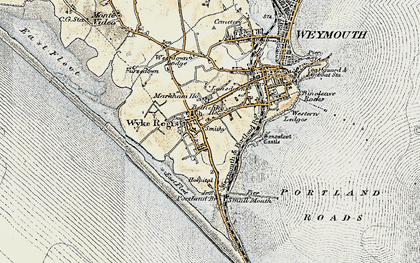 Old map of Wyke Regis in 1899