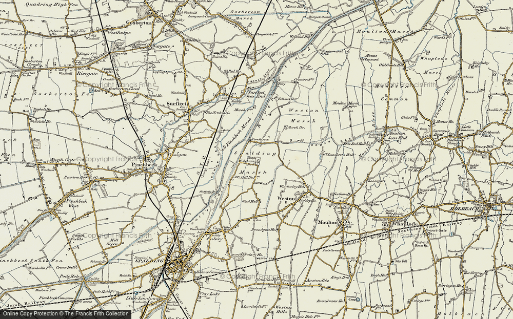 Old Map of Wykeham, 1902-1903 in 1902-1903