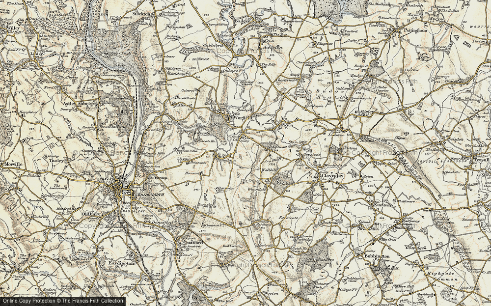 Old Map of Wyken, 1902 in 1902