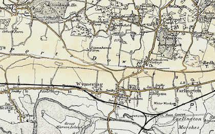 Old map of Wymering in 1897-1899