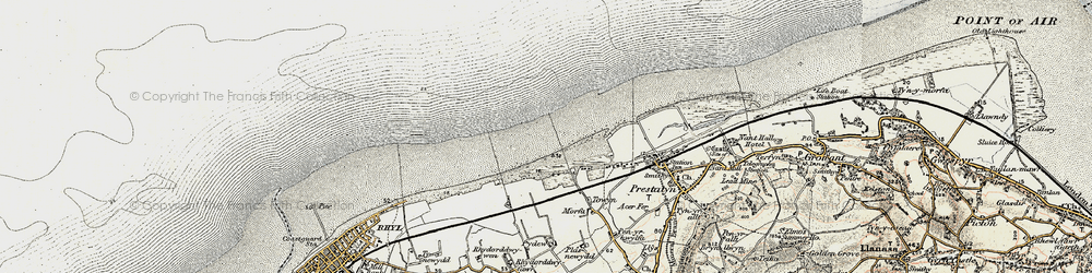 Old map of y-Ffrith in 1902-1903