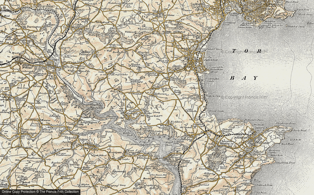 Old Map of Yalberton, 1899 in 1899