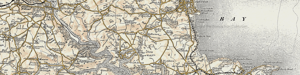 Old map of Yalberton in 1899