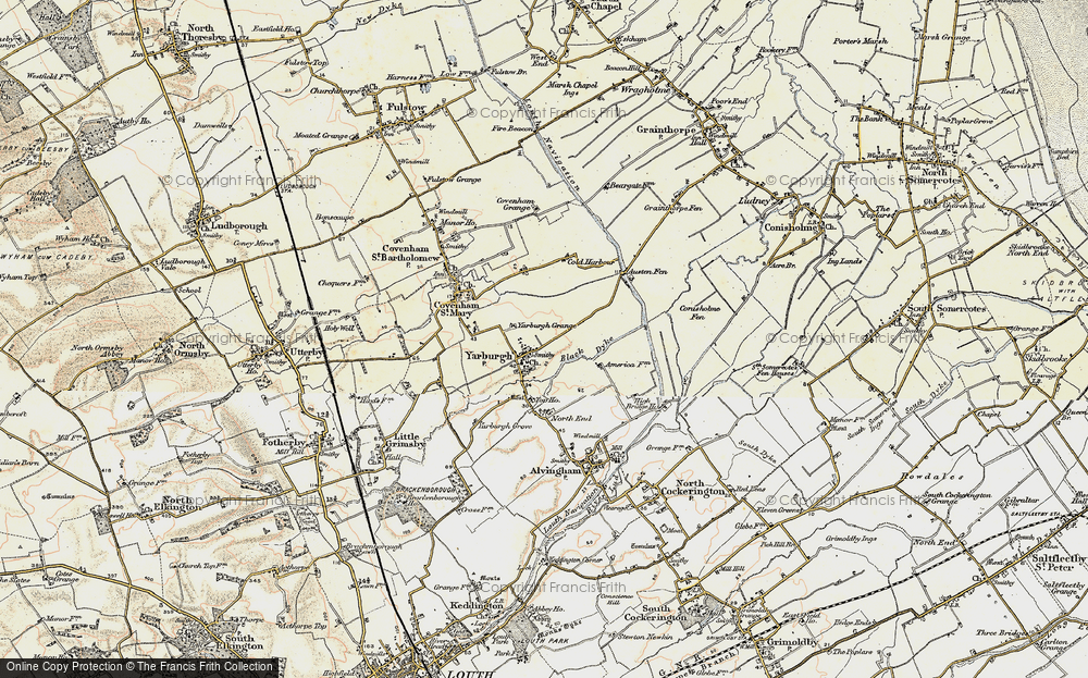 Old Map of Yarburgh, 1903 in 1903