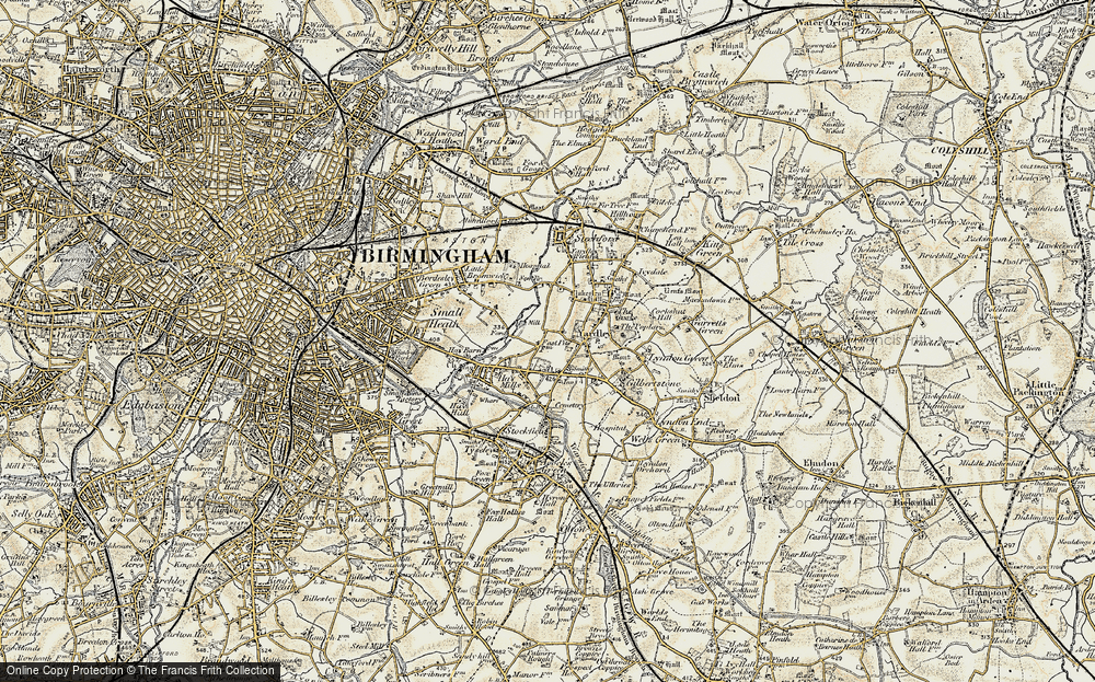 Old Map of Yardley, 1901-1902 in 1901-1902