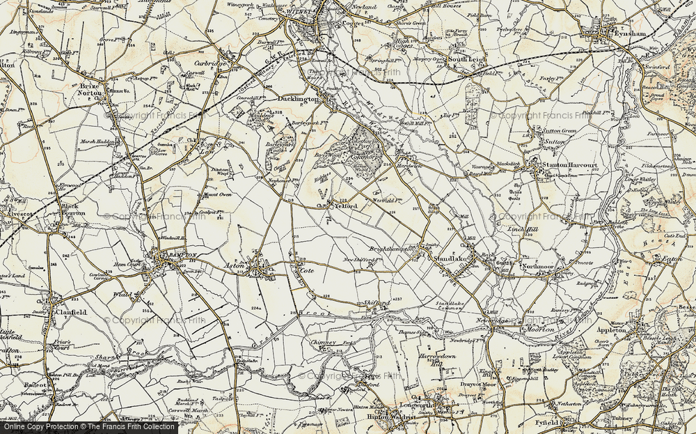 Old Map of Yelford, 1897-1899 in 1897-1899