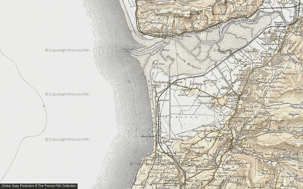 Old Map of Ynyslas, 1902-1903 in 1902-1903