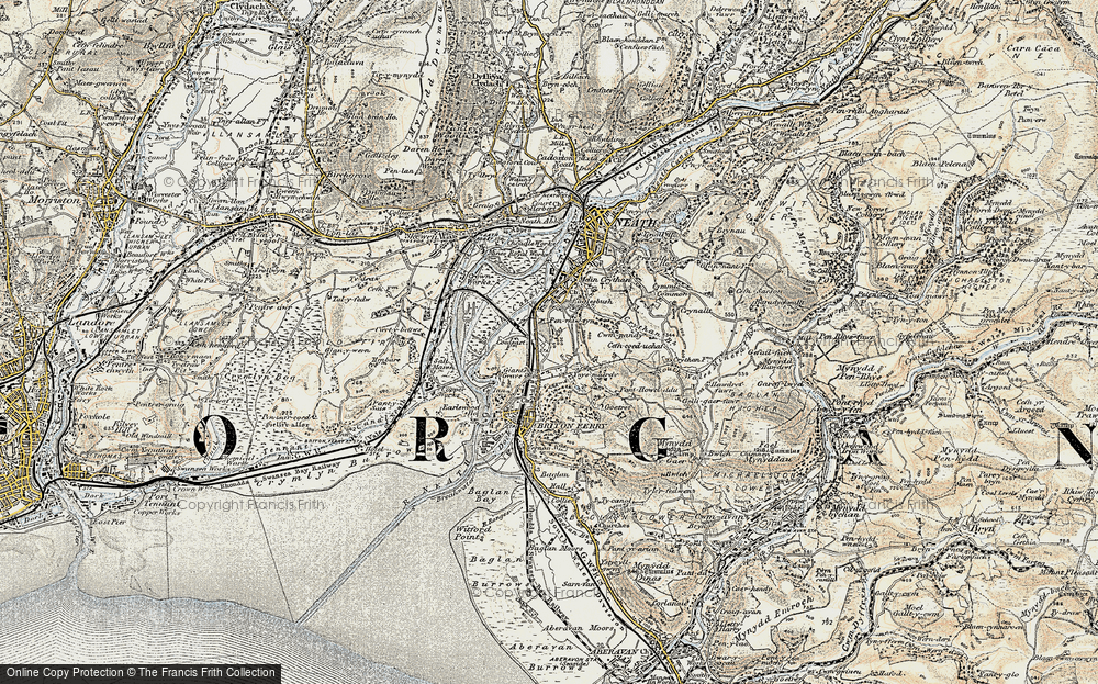 Old Map of Ynysmaerdy, 1900-1901 in 1900-1901