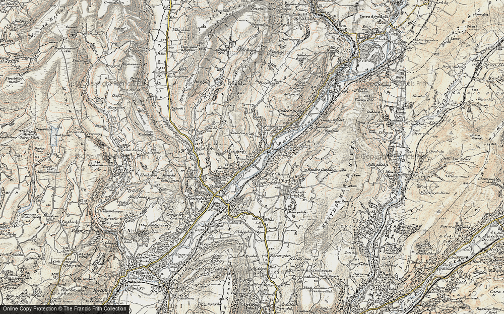 Old Map of Ynysmeudwy, 1900-1901 in 1900-1901