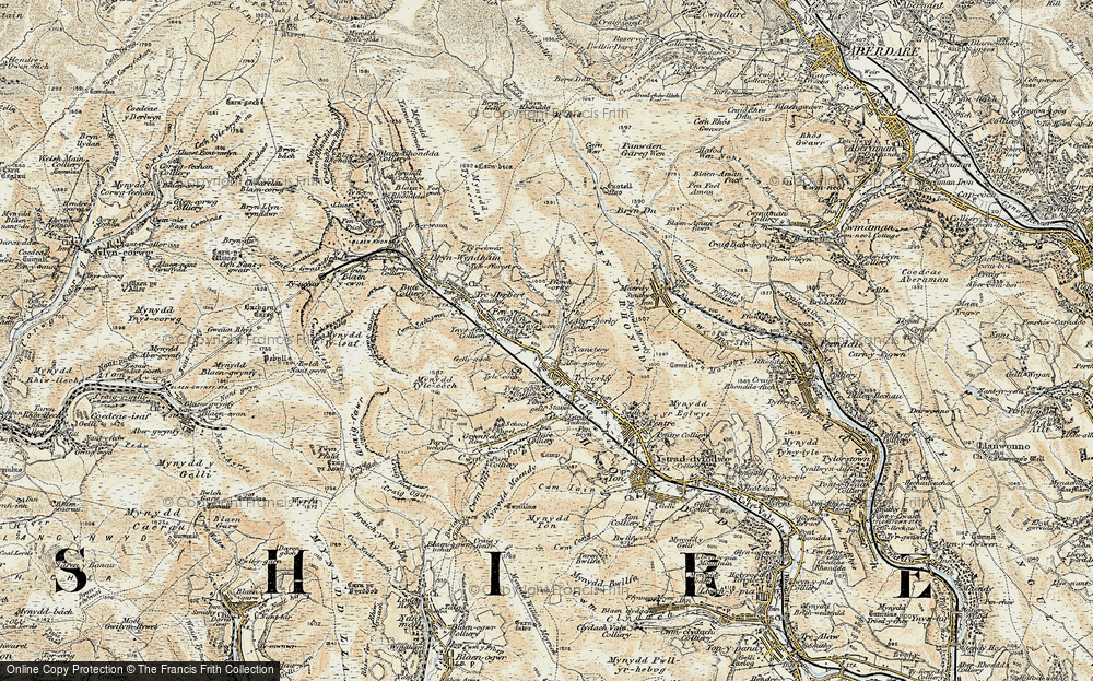 Old Map of Ynyswen, 1899-1900 in 1899-1900