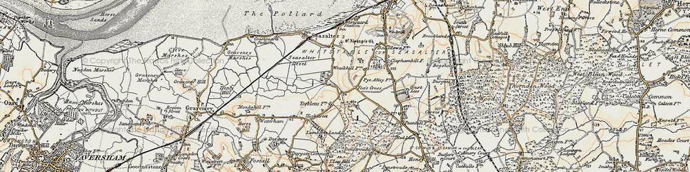 Old map of Yorkletts in 1898