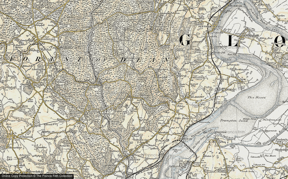 Old Map of Yorkley Slade, 1899-1900 in 1899-1900