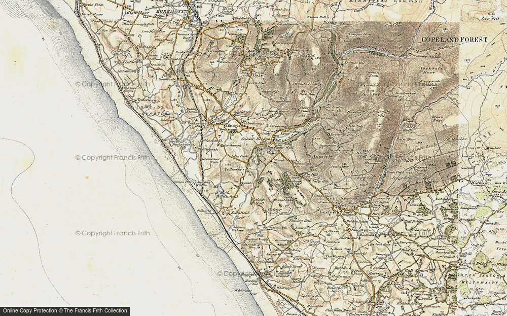 Old Map of Yottenfews, 1903-1904 in 1903-1904