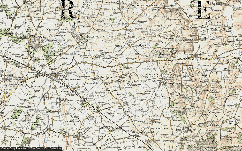Old Map of Youlthorpe, 1903-1904 in 1903-1904
