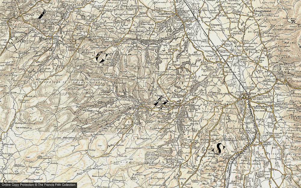 Old Map of Ysgeibion, 1902-1903 in 1902-1903